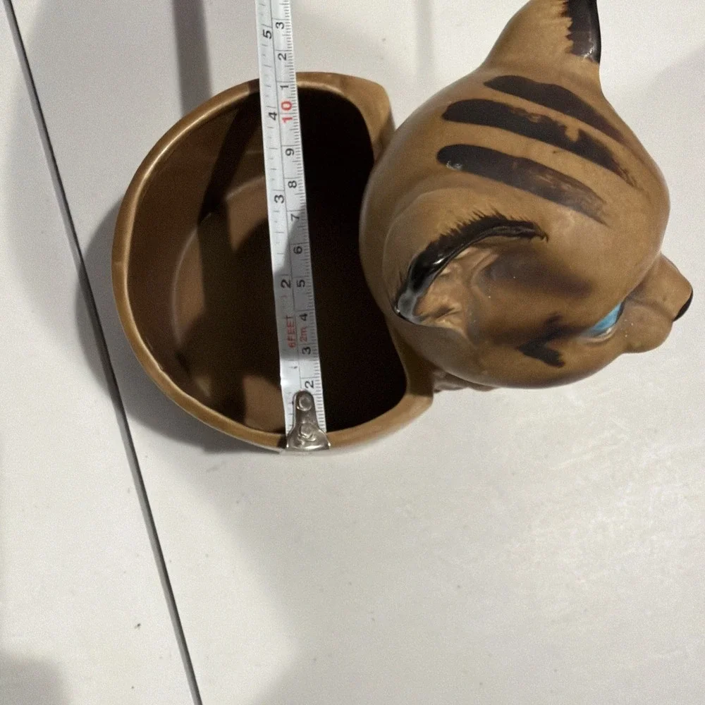 VTG‎ Caffco Japan Brown Cat Planter E3078